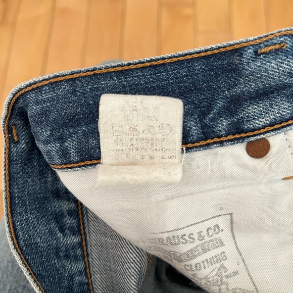 90’s Selvedge Levi’s 502 Big E, Made in Japan, Talon Zip - Picture 8 of 8